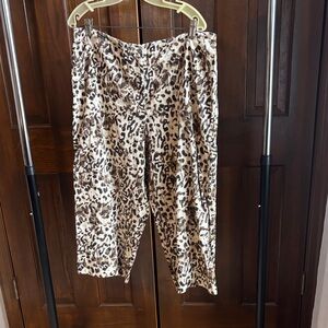 Chico's Leopard Print Ankle Pants